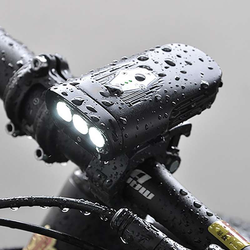 Super Bright Bicycle Headlight Rechargeable 4000MAh Bike Light Waterproof Bike Front Light