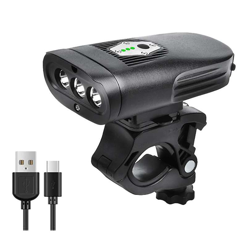 Super Bright Bicycle Headlight Rechargeable 4000MAh Bike Light Waterproof Bike Front Light