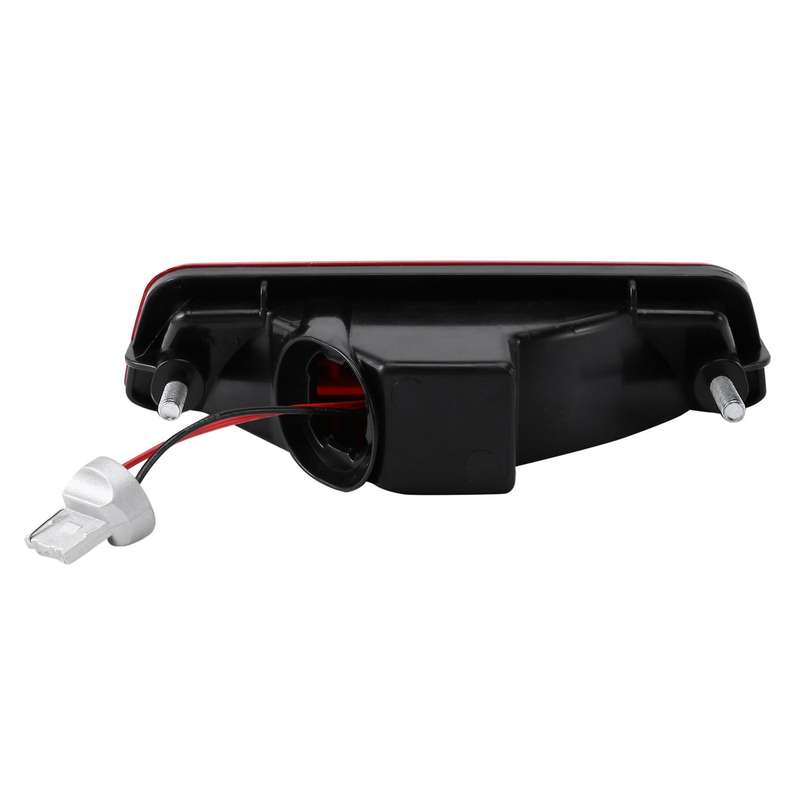 Super Bright Red 3D Optic Car LED Rear Fog Lamp 3Rd Brake Stop Light for Juke Rogue Tail Light 12V R
