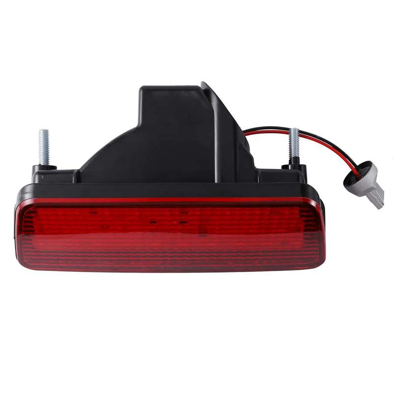 Super Bright Red 3D Optic Car LED Rear Fog Lamp 3Rd Brake Stop Light for Juke Rogue Tail Light 12V R