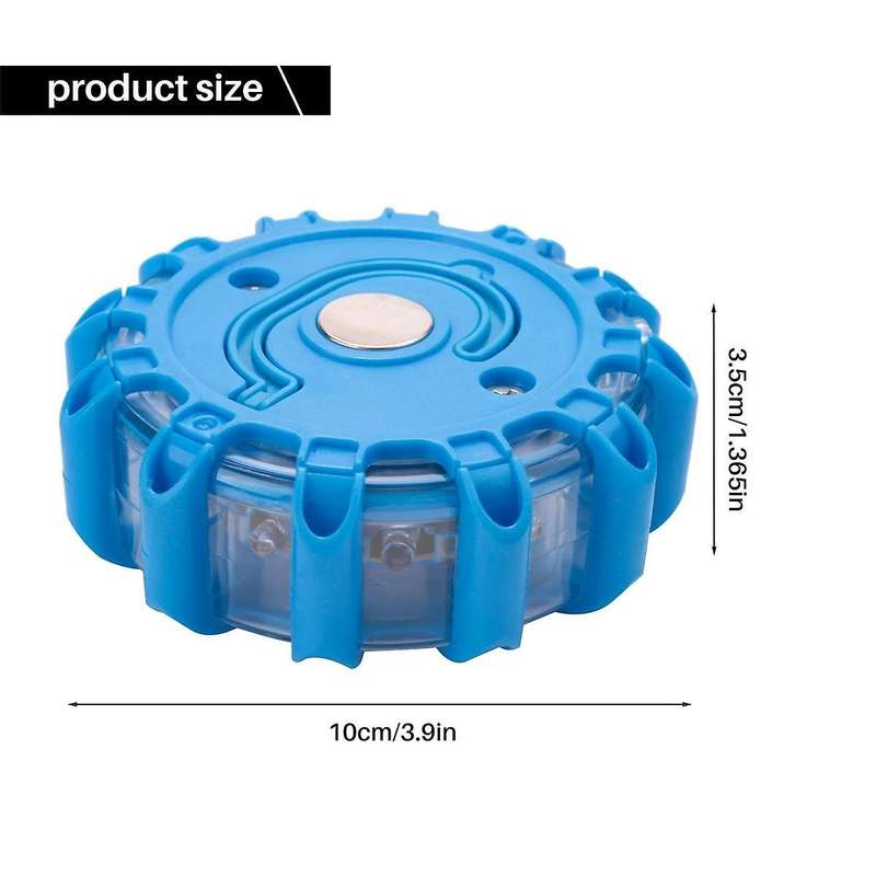 Super Bright Auto 15 Led Round Beacon Emergency Strobe Flashing Warning Lights Round Car Roof Polic