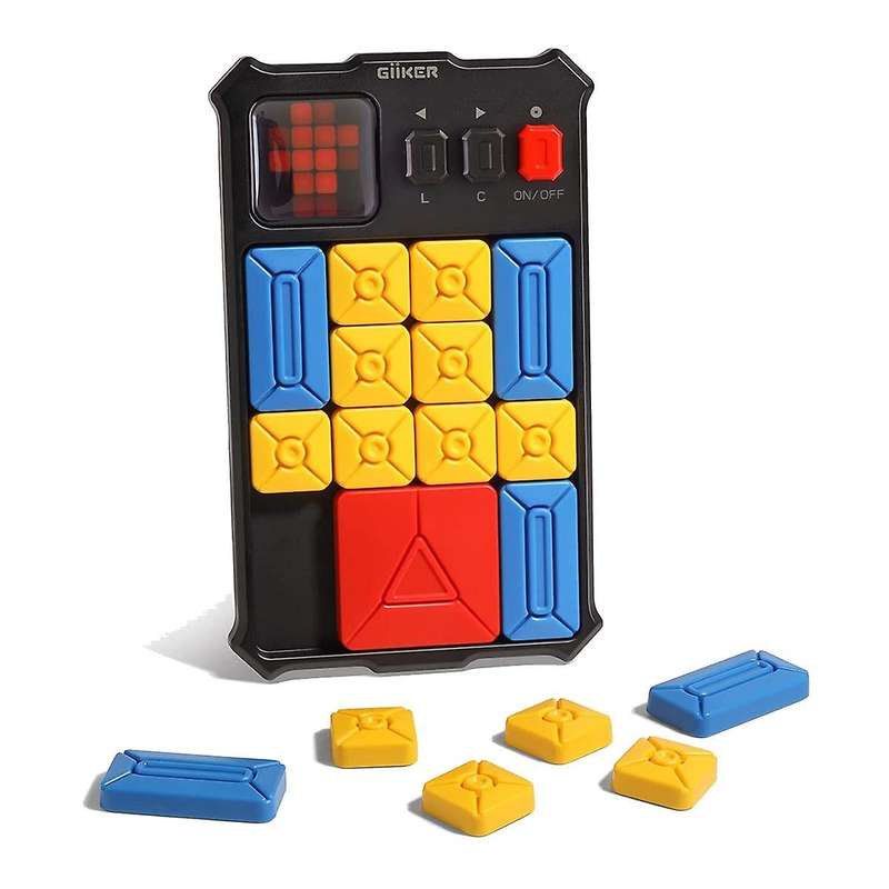 Super Slide Puzzle Games, Featuring 500+ Challenges Brain Teaser Puzzles, Ages 6+ Stem for Kids, Tee