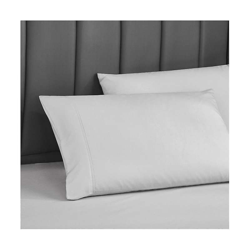 Super Soft Easy Care Microfiber 4 Piece Bed Sheet Set Light Gray, Solid