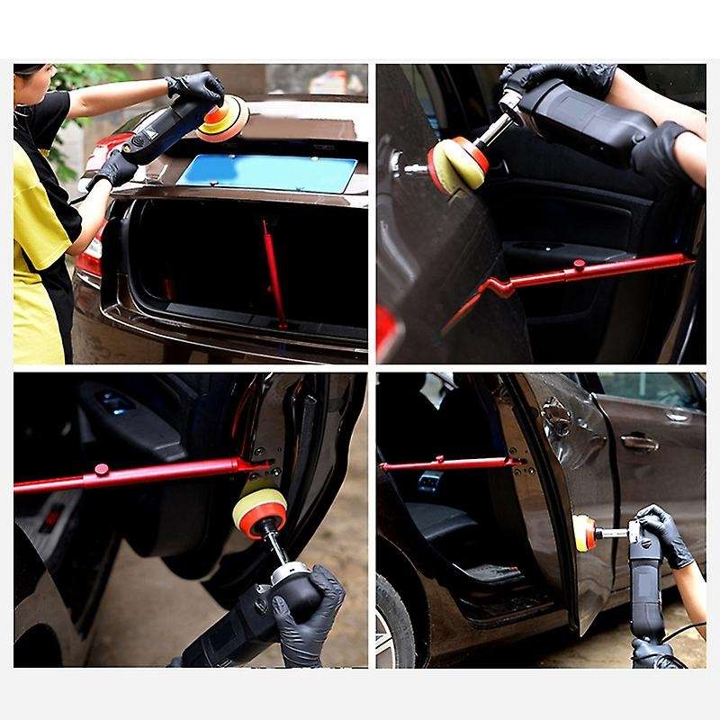 Support Rod for Car Polishing Retractable Aluminum Vehicle Door Fixing Support Bar for Automobiles B