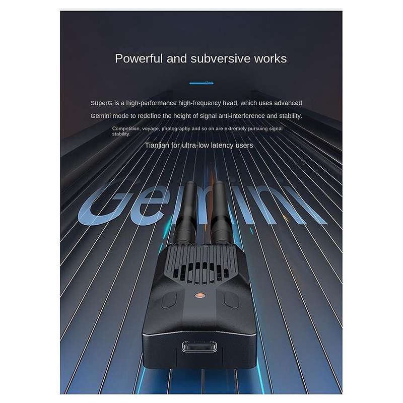 SuperG Nano ELRS 2.4G 1W RF Module Dual-Frequency Diversity Transmitter