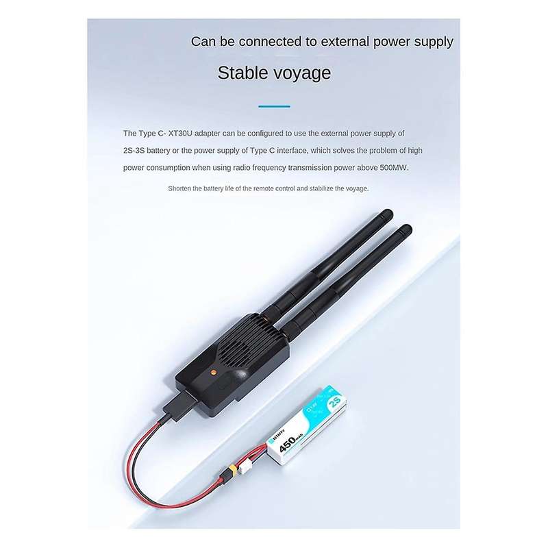 SuperG Nano ELRS 2.4G 1W RF Module Dual-Frequency Diversity Transmitter