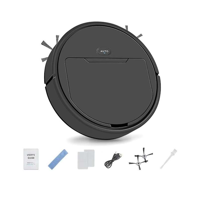 Sweeping Robot, Automatic Vacuum Cleaner, Sweep Floor Dust Absorption 3 In 1 Usb Charging 40db Low N