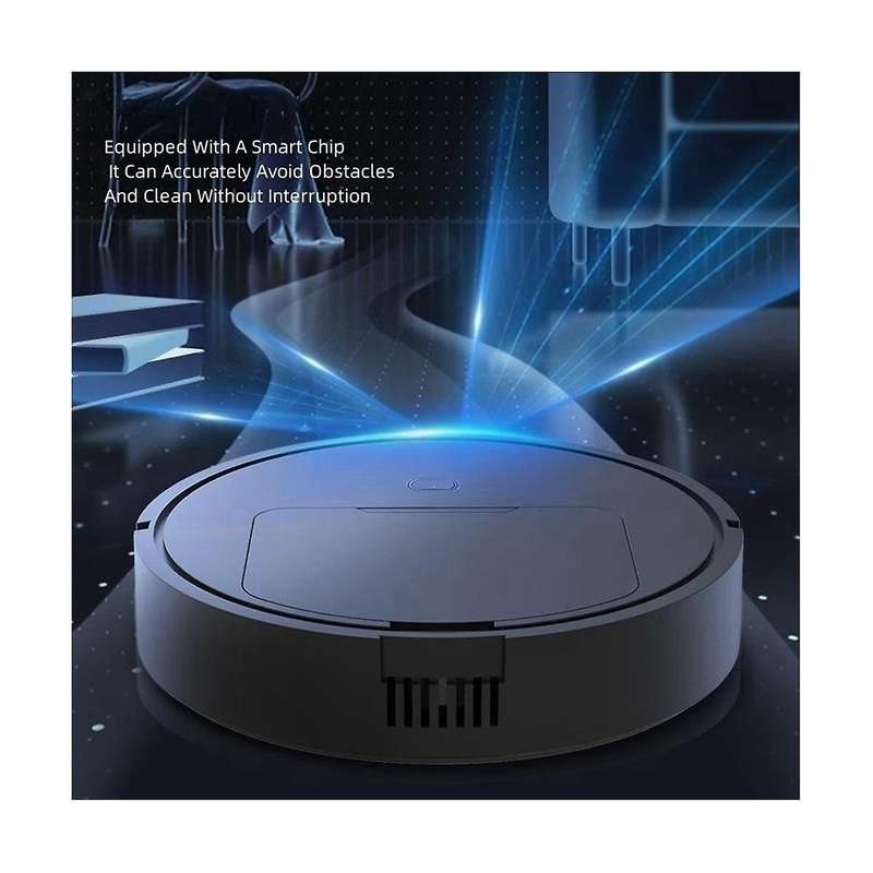 Sweeping Robot, Automatic Vacuum Cleaner, Sweep Floor Dust Absorption 3 In 1 Usb Charging 40db Low N