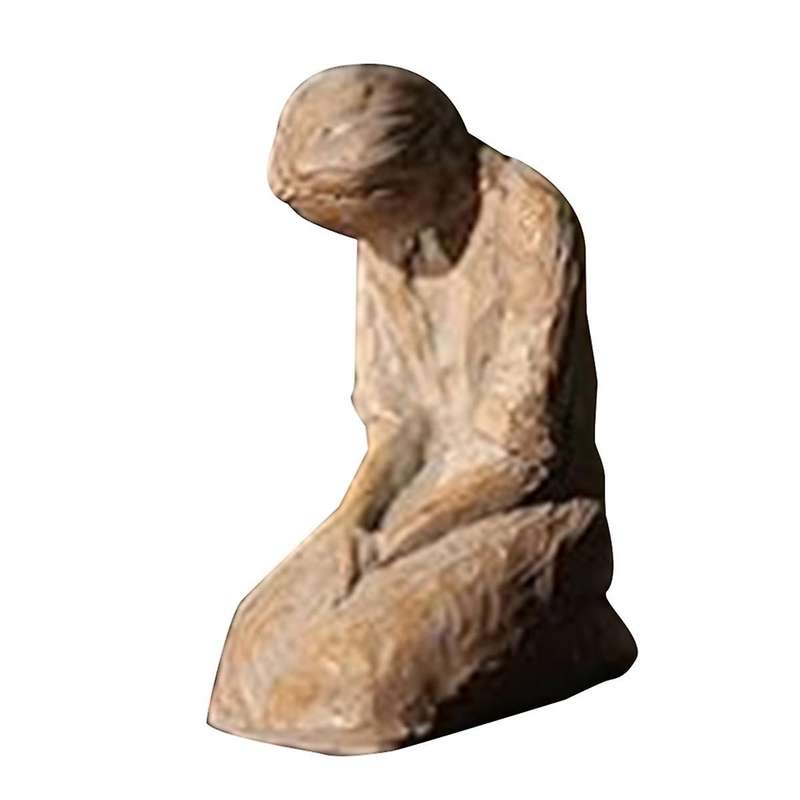 Sweet Hour Of Prayer, Inspirational Sculpture Of A Praying Woman's Beautiful Hands, Festival Gift
