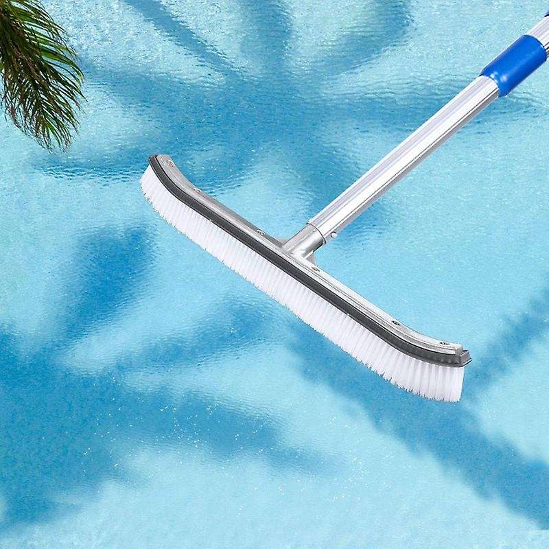 Swimming Pool Brush Head, 18-inch Aluminum Brush Head, for Cleaning Walls and Tiles (not Including