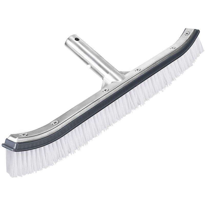 Swimming Pool Brush Head, 18-inch Aluminum Brush Head, for Cleaning Walls and Tiles (not Including