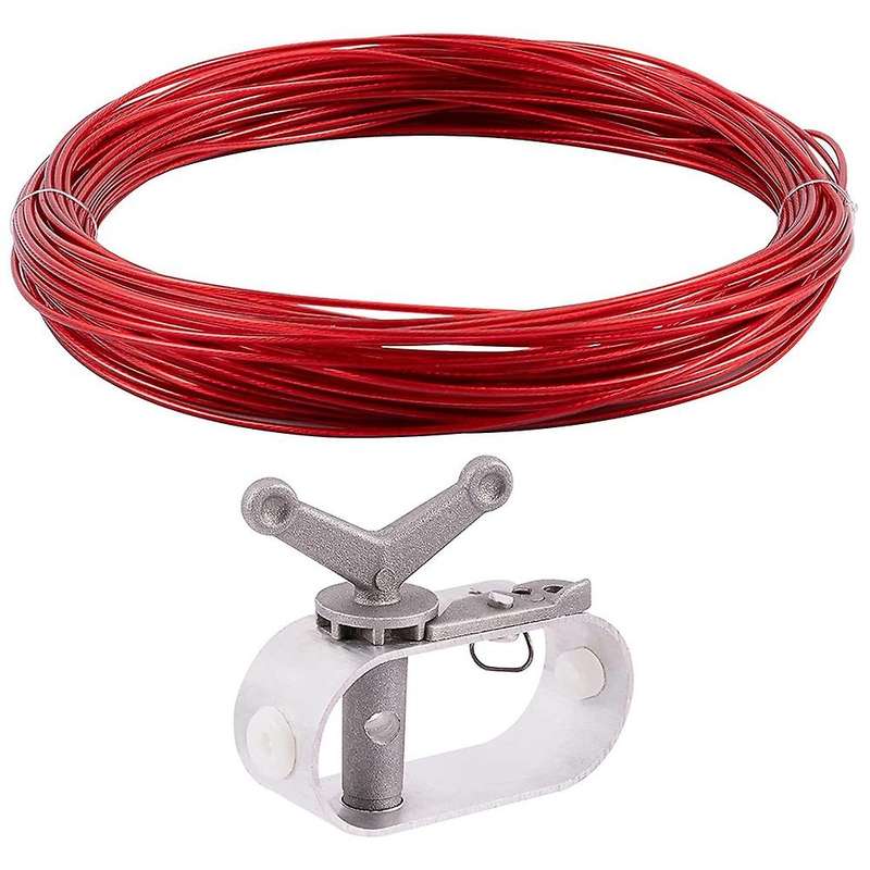 Swimming Pool Cover Cable&Winch Kit, Pool Cover Wire Pool Cover Ratchet for Above Ground Swimming Po