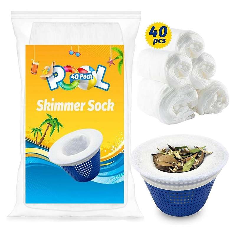 Swimming Pool Filter Socks, Pool Skimmer Filter Socks, Pool Cleaning Filter Socks for Swimming (Pack