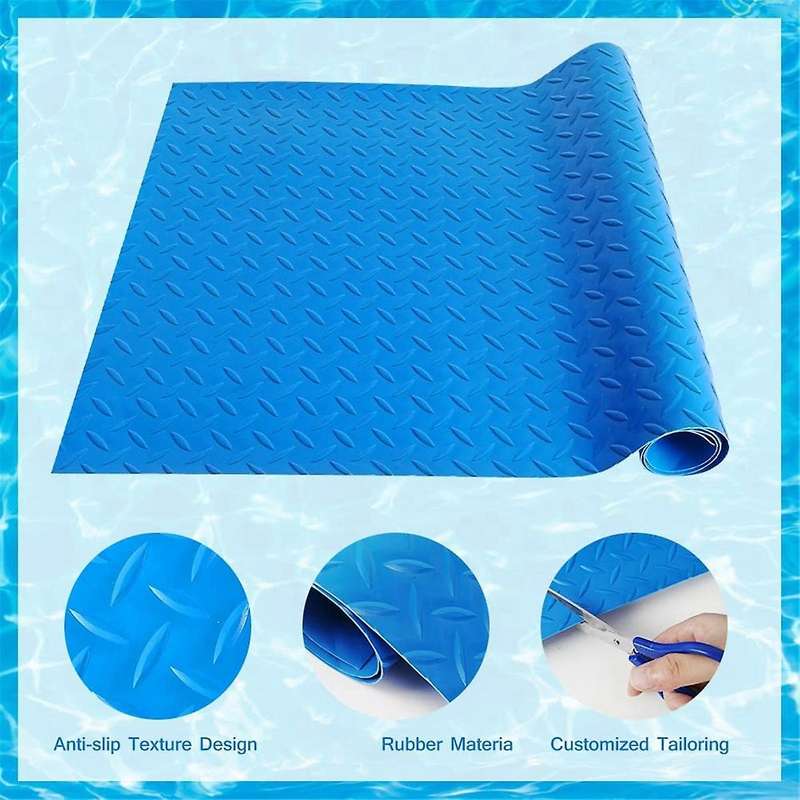 Swimming Pool Ladder Mat Protective Non-Slip Pool Step Pad with Texture,Protective Ladder Pad for Ab