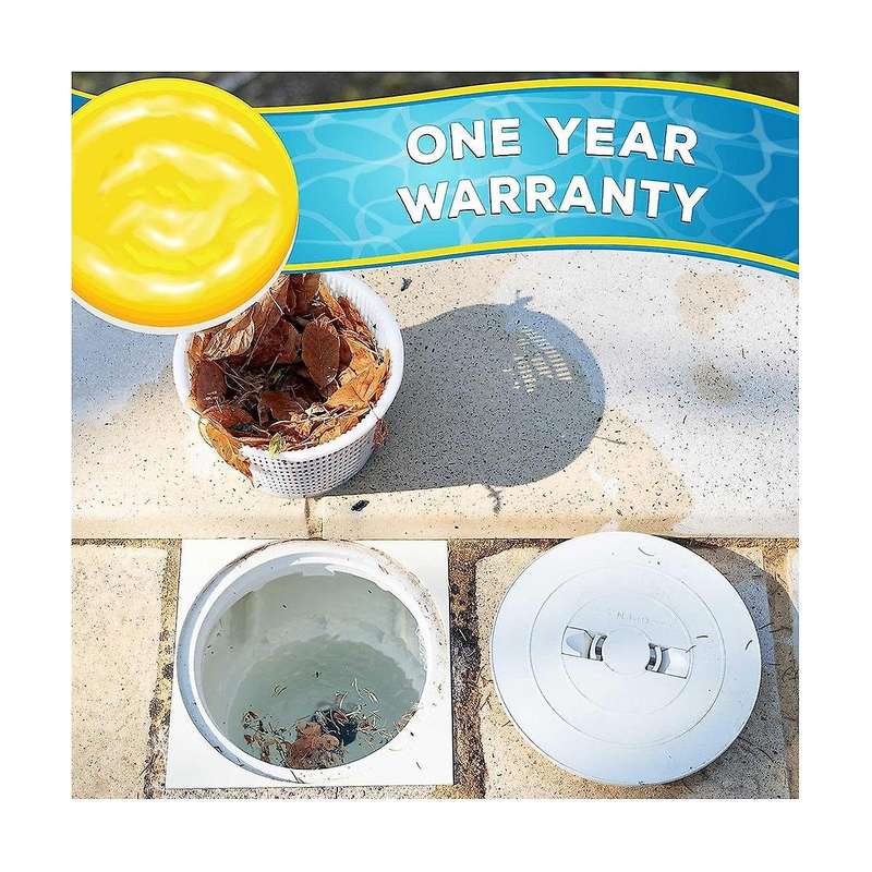 Swimming Pool Skimmer Replacement Basket with Handle, 2 Pack - Above Ground Pool Thru-wall Skimmer