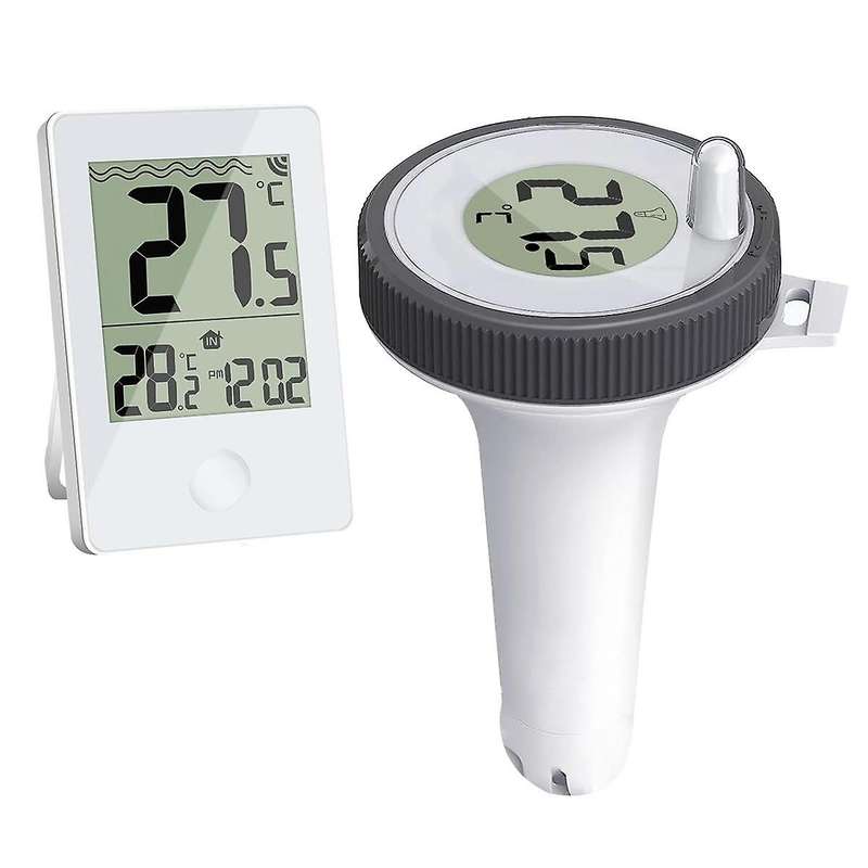 Swimming Pool Thermometer Floating Easy Read, Digital Pool Thermometer for Swimming Pools,Hot Tubs,S