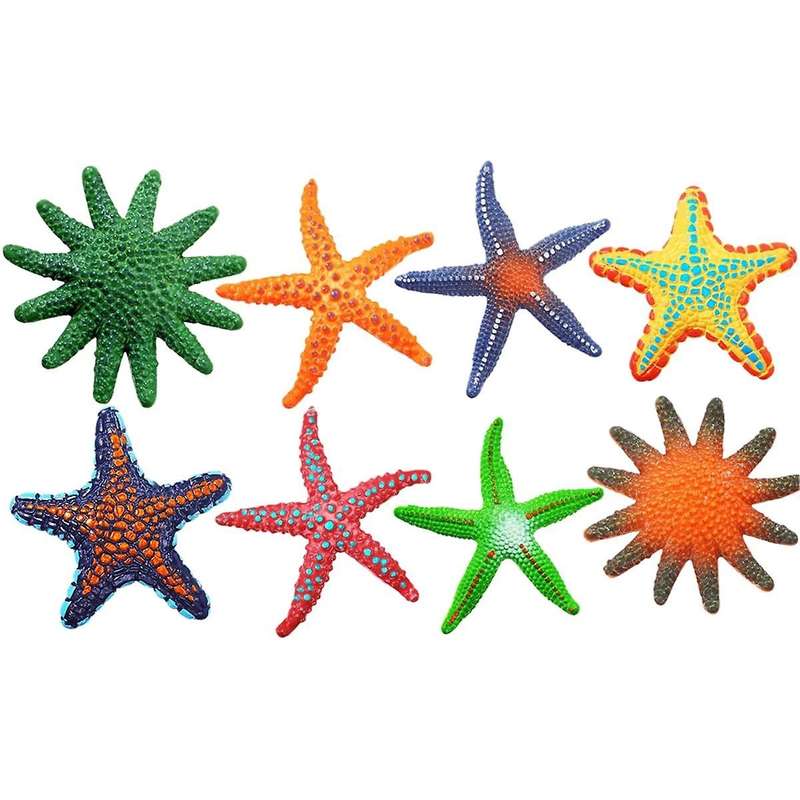 Swimming Underwater Pool Toys for Ages 4-8, 8-12, Summer Beach Colorful Starfish Toys, Dive Throw To