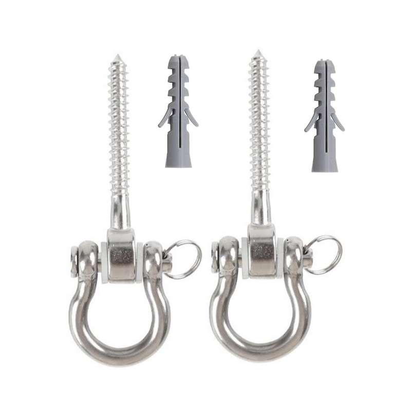 Swing Hangers Swing Set Hooks M8 Heavy Duty 180 Stainless Steel Hammock Hooks 1800lb Capacity for Sa