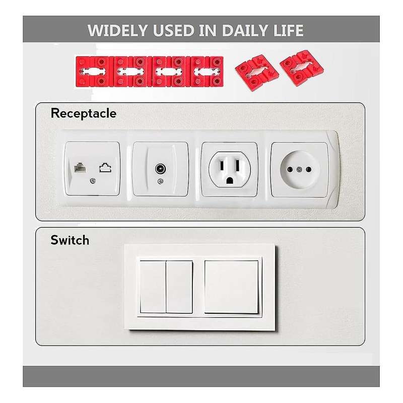 Switch and Receptacle Spacer Outlet Spacers for Electrical Box, 100Pcs Electrical Outlet Spacers Shi