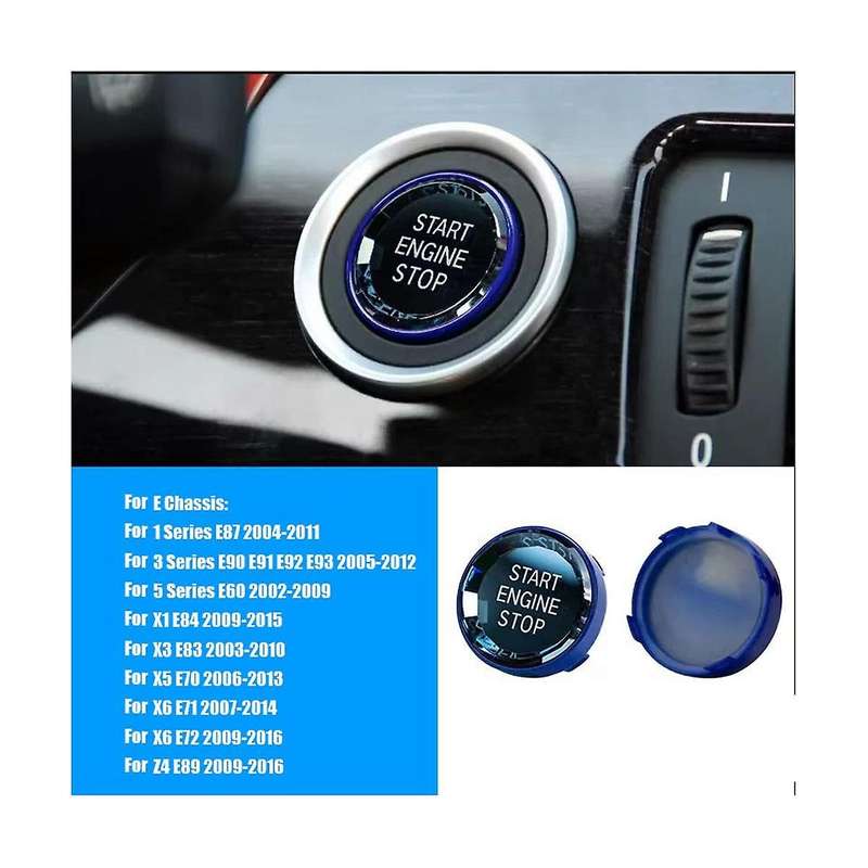 Switch Cover Crystal One-key Engine Stop Button Sticker for 3 5 Series X1 X3 X5 E70 E71 E90 E60 200