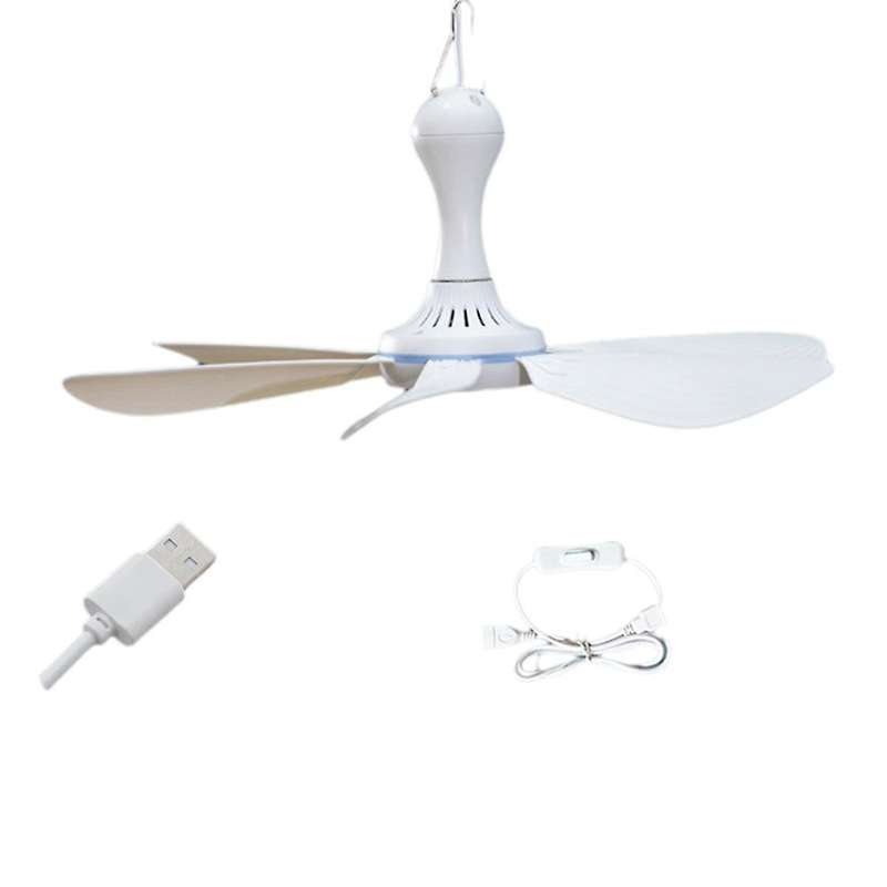 Switch USB Extension Cable 1 Meter Camping Fan, Portable Mini Ceiling Fan, USB Tent Fan for Outdoor