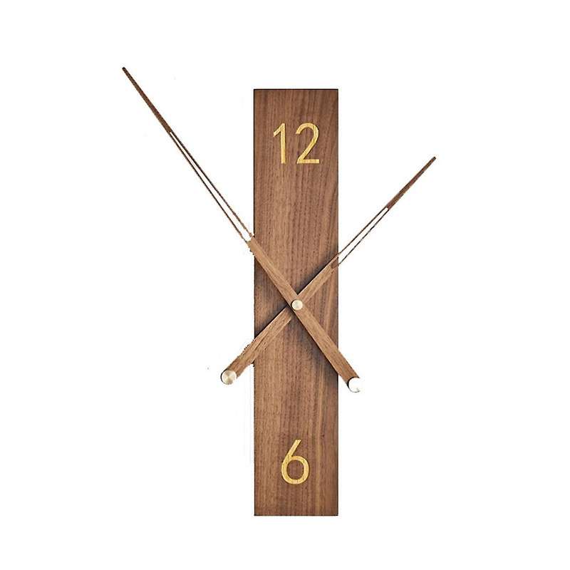 S-wooden Pointer Living Room Decoration Wall Clocks Silent Movement Brief Style Silent Household, Wo