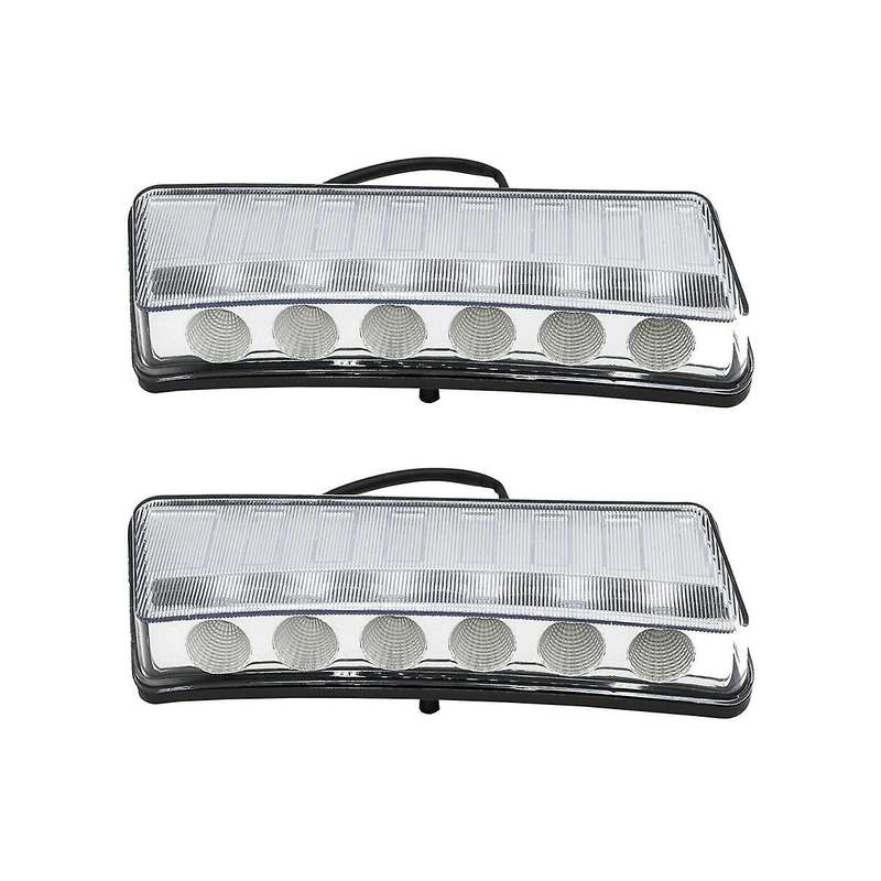 Switchback Led Drl Daytime Running Turn Signal Light Clear for 350z 2003-2005
