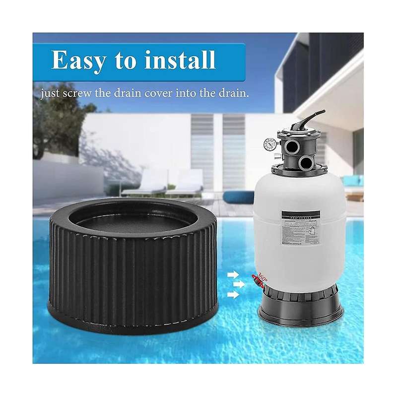 SX180HG Pool Sand Filter Drain Cap and Gasket for Sand Filter Models S140T,S144T,S164T,S166T,S180T