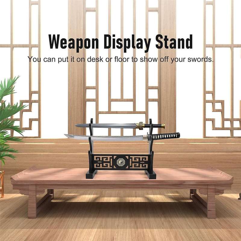 Sword Stand Weapon Display Stand Katana Genji Japanese Samurai Sword Blade Medieval Sword Stand Tai