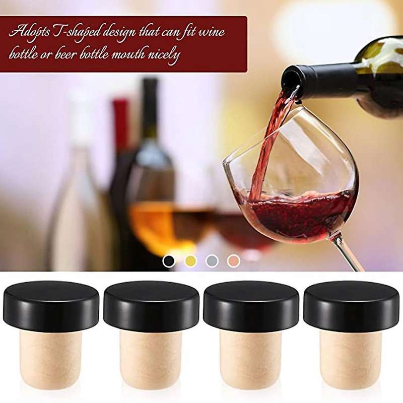 T- Stopper Wine Stopper Reusable Wine Bottle Stopper Sealing Stopper Bottle Cap Suitable for Wine B