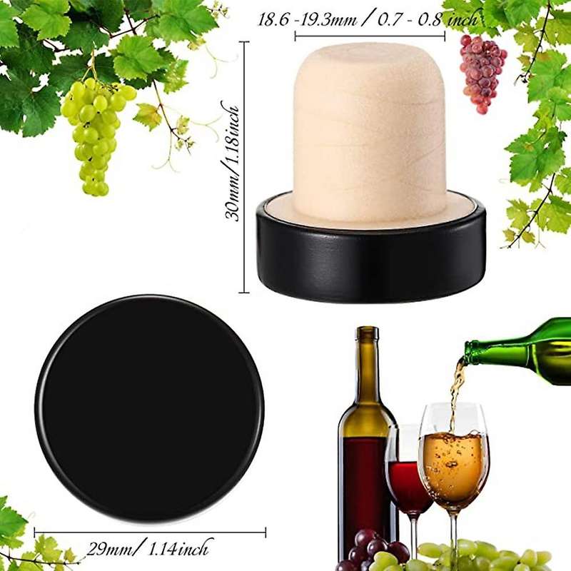 T- Stopper Wine Stopper Reusable Wine Bottle Stopper Sealing Stopper Bottle Cap Suitable for Wine B