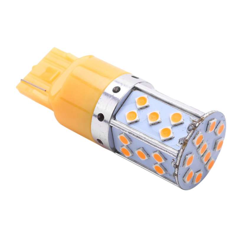 T20 7440 W21W 3030 35Smd Turn Signal Lights Amber Lighting 12V 24V