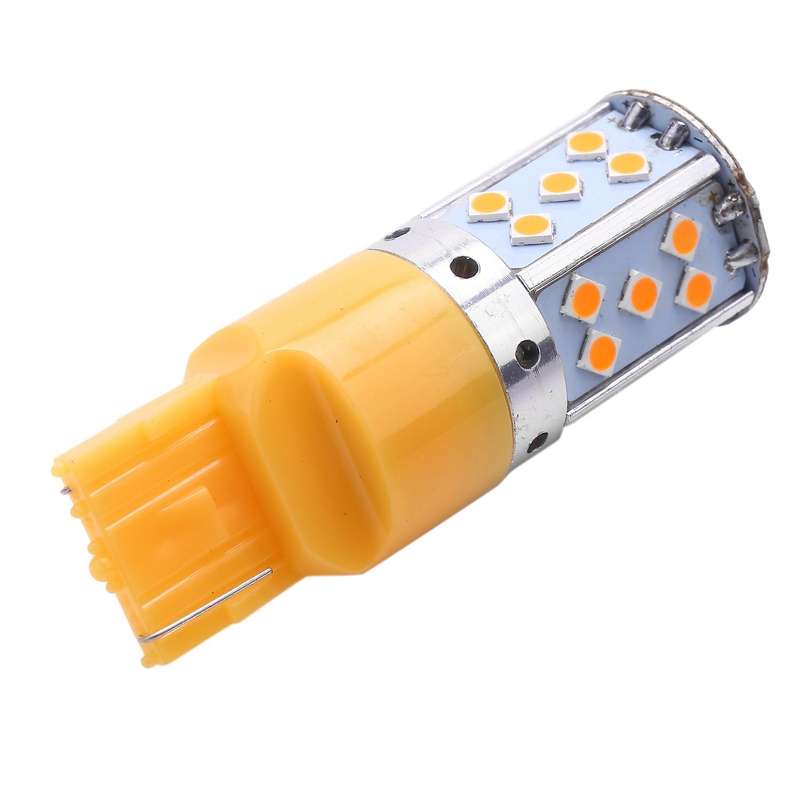 T20 7440 W21W 3030 35Smd Turn Signal Lights Amber Lighting 12V 24V