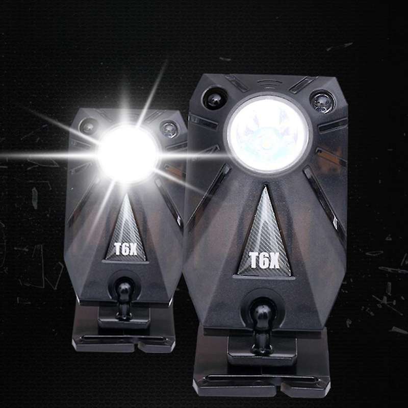 T6X Rechargeable USB LED Cap Light Headlight Head Induction Flashlight Clip-On Cap Hat Light Fishing
