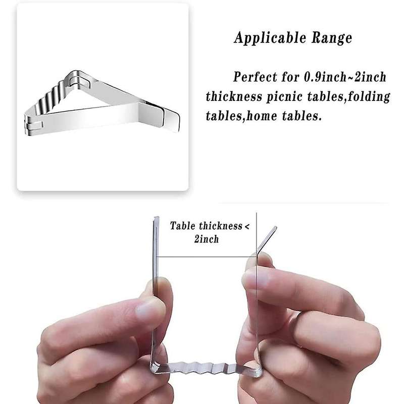 Tablecloth Clips for Outdoor Table,Table Cloth Clips,Picnic Table Clips for Picnic Camping Party Tab