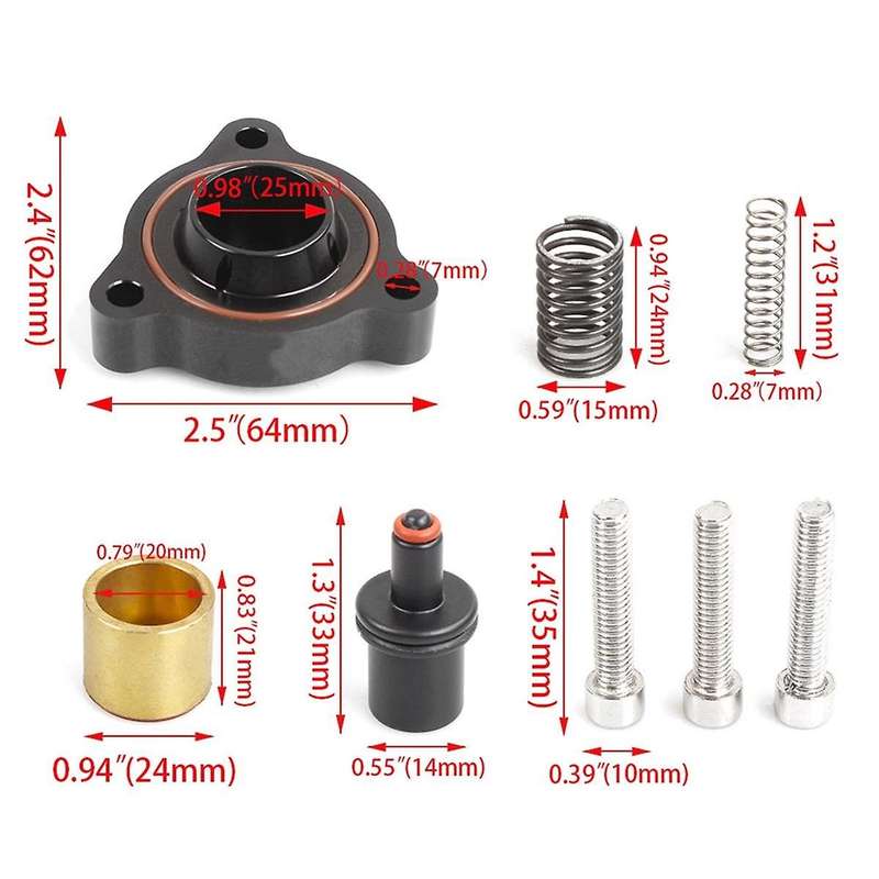 T9356 Car Blow Diverter Valve Kit Turbocharger Valve Adapter Gasket for 114i 116i 118i F20 for 2012+