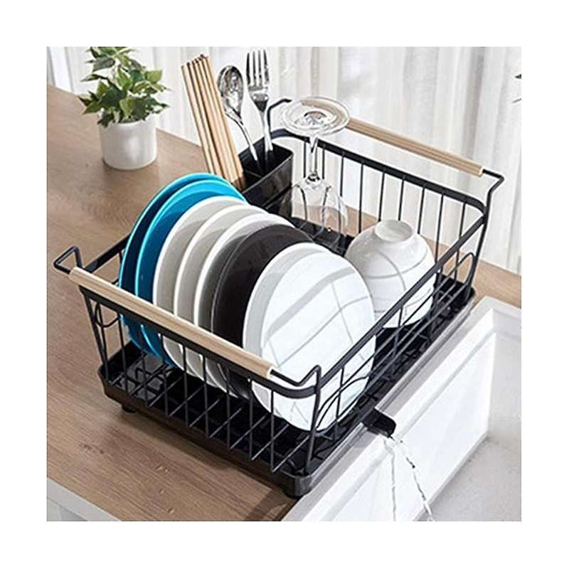 Tableware Drain Rack, Sink Drain Basket, Dish Rack, Detachable Chopsticks Rack, Dishes, Chopsticks