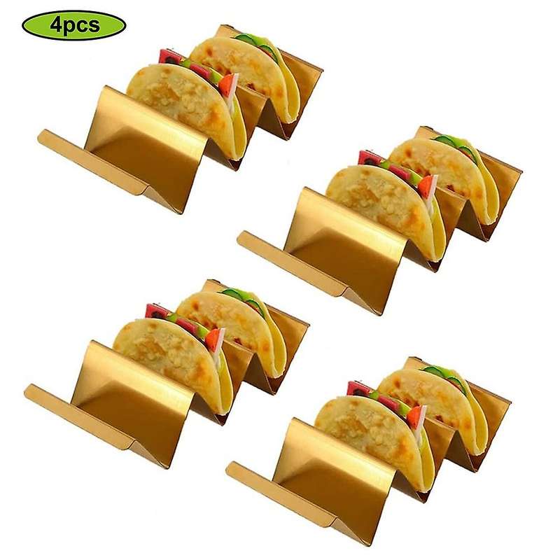 Taco Holder Stand, Taco Rack Shell with Handles Taco Truck Tray for Taco or As a Taco Shell Mold - W