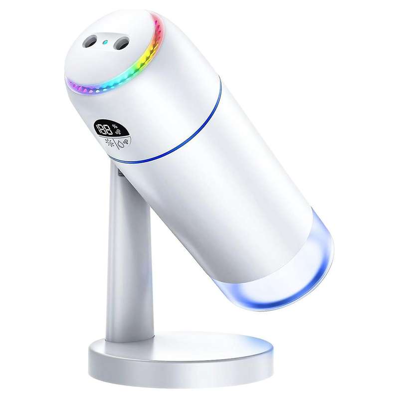 Tabletop Negative Ions Humidifier 500 Ml Uv Light Disinfecting Ultrasonic Humidifier, Usb Rechargeab