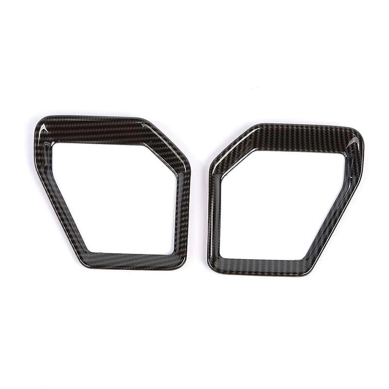 Tail Box Speaker Cover for 2021-2024 Rear Trunk Speaker Audio Trim Interior Accessories Carbon Fiber