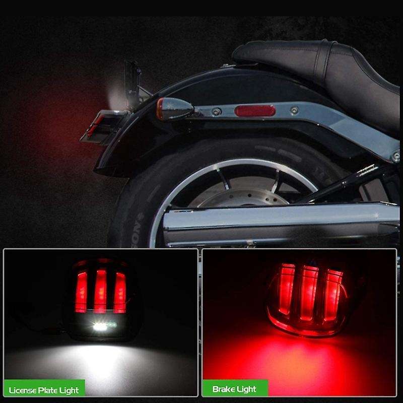 Tail Light Turn Signal Brake Running Light Smoked Rear Light for 883 1200 Glide