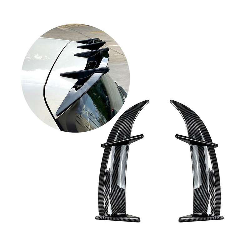 Tail Spoiler Rear Tail Fin Trim Car for 2009-2013 6 R High 6 R Golf Mk6 R Model