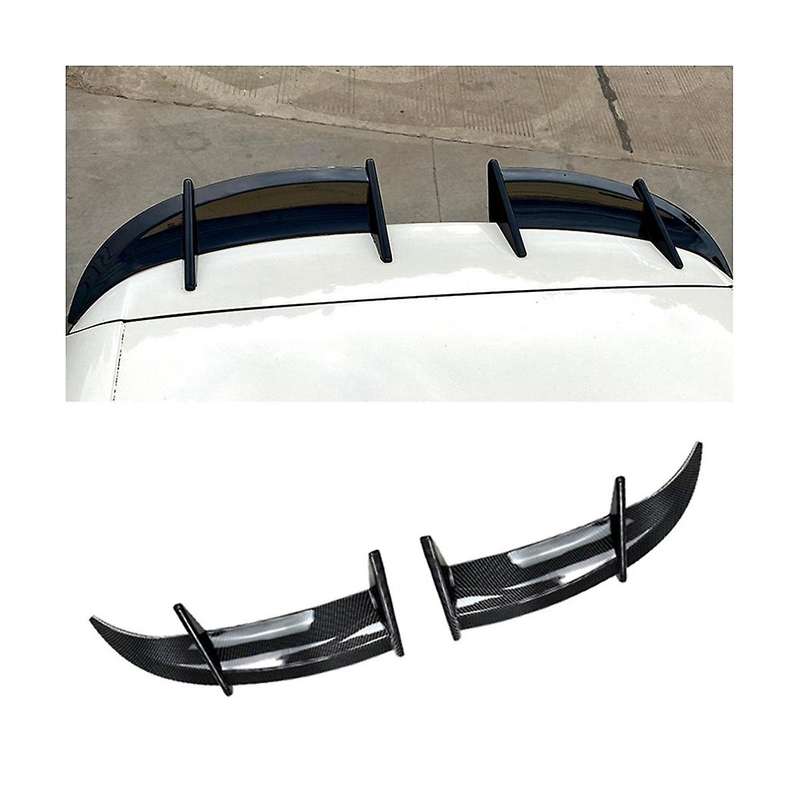 Tail Spoiler Rear Tail Fin Trim Car for 2009-2013 6 R High 6 R Golf Mk6 R Model