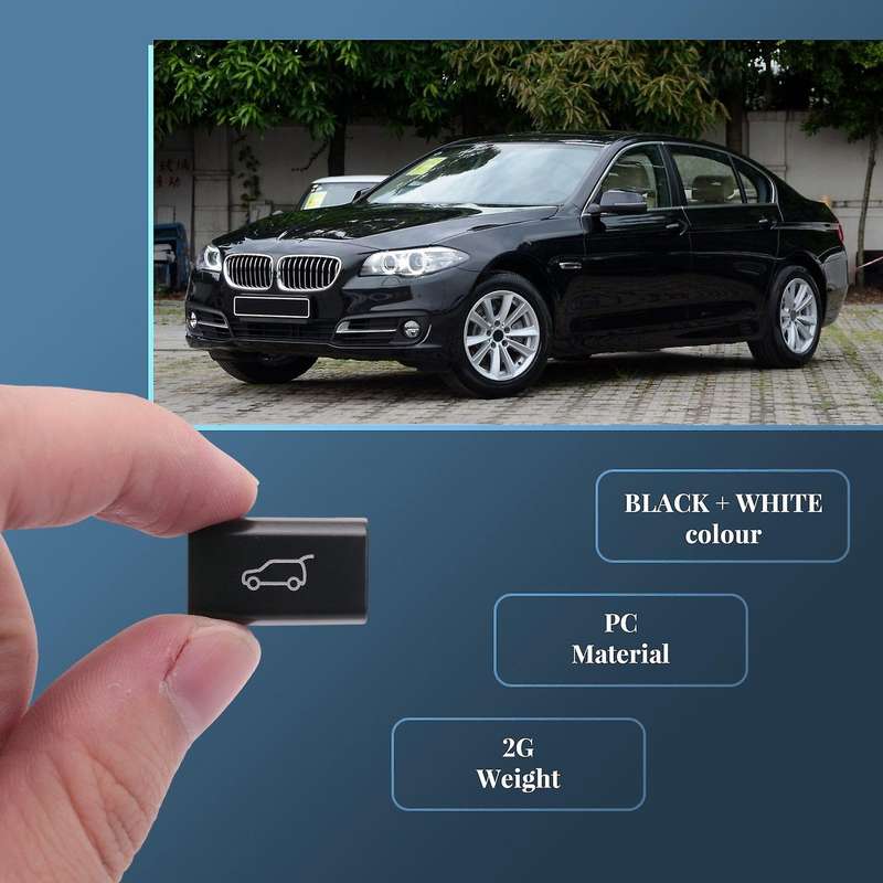Tailgate Rear Trunk Switch Button Cover Compatible X5 E70 2006-2013 X6 E71 2008-14