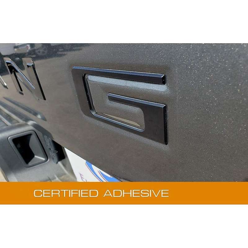 Tailgate Insert Letters Compatible Compatibled Ranger 2019 2020, Emblems (Black)