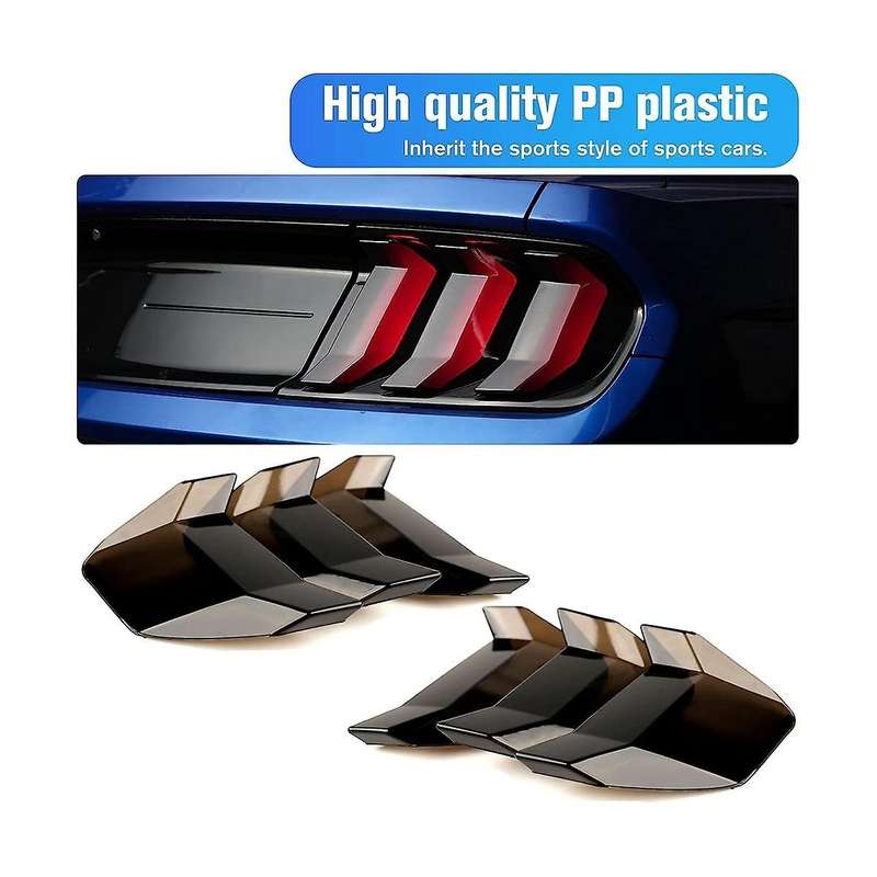 Taillight Protector Cover for 2018-2022, Rear Tail Light Decorative Shade Trim Accessories, Smoke Bl