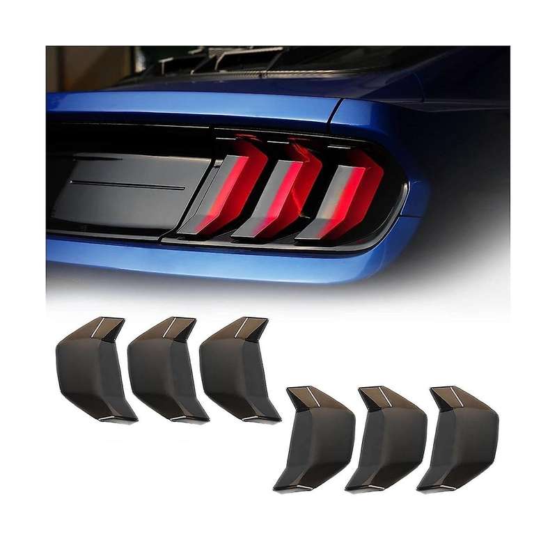 Taillight Protector Cover for 2018-2022, Rear Tail Light Decorative Shade Trim Accessories, Smoke Bl