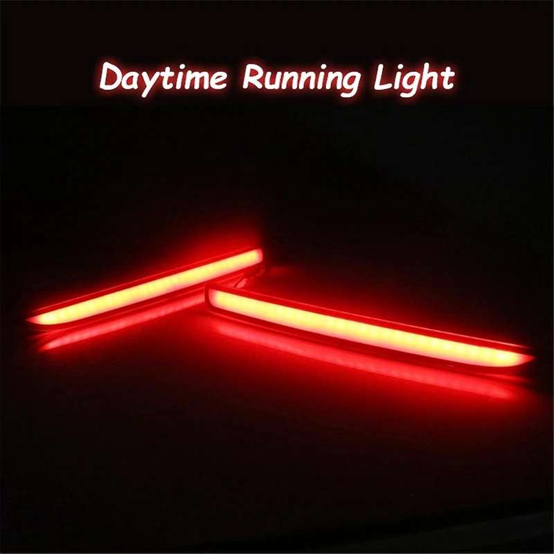 Taillight Red 3d Optic Led Rear Bumper Reflector Driving Tail Brake Light Turning Lights for Explore