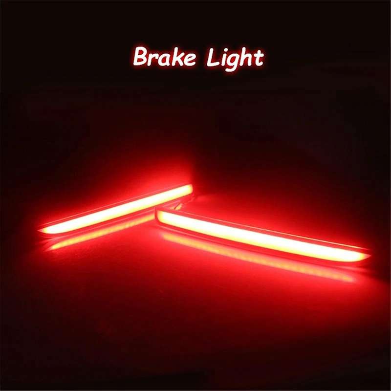 Taillight Red 3d Optic Led Rear Bumper Reflector Driving Tail Brake Light Turning Lights for Explore