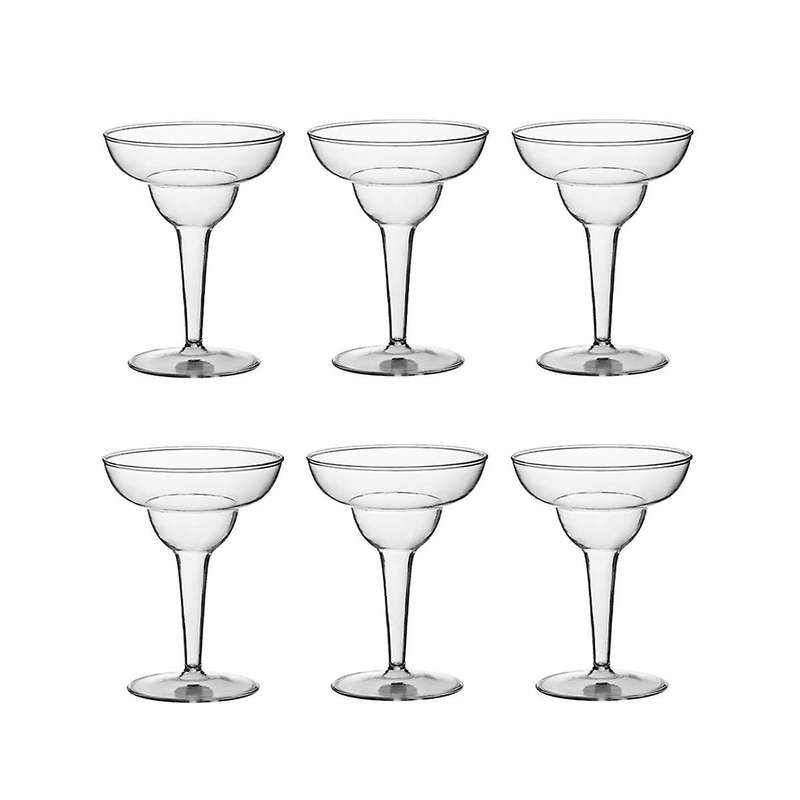 Tall Champagne Set Of 6 Stemmed Glasses Drinking Cups for Red Or White Wine, Cocktail,martini,great